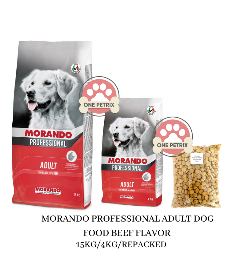 Morando Professional Adult Dog Food Beef Flavor