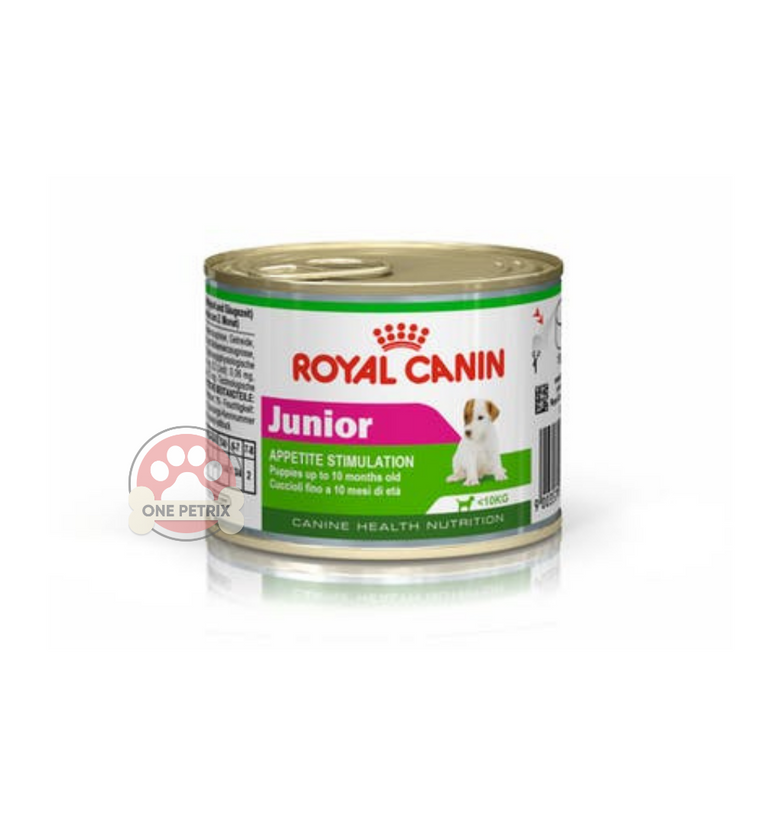 Royal Canin Junior Apetite Stimulation Wet Dog  Food in Can Canine Health Nutrition - 195g