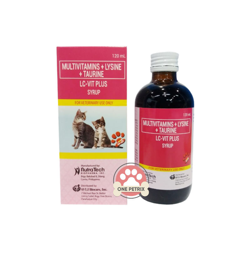 LC Vit Plus Syrup Multivitamins for Cats and Kittens