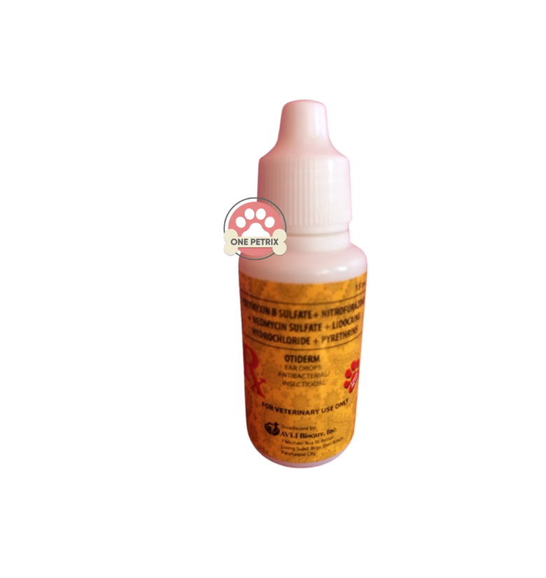 Otiderm Ear Drops Antibacterial Insecticidal 15ML One Petrix