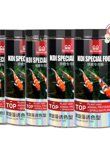 Sunsun Koi Special Food Protein + Spirulina (Spirulina Color Type)
