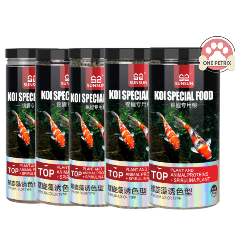 Sunsun Koi Special Food Protein + Spirulina (Spirulina Color Type)