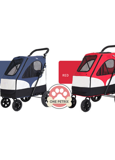 Bello Heavy Duty Collapsible Pet Stroller / Dog Stroller - For up to 55KG Pets #BL06A