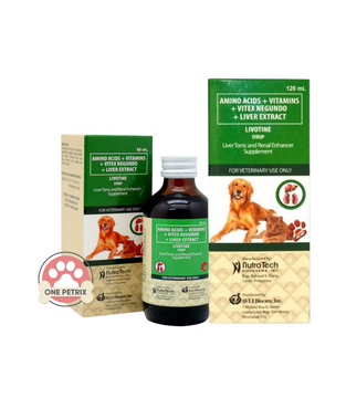 Livotine Syrup LiverTonic and Renal Enhancer Liver Supplement for Dogs, Cats and Small Pets