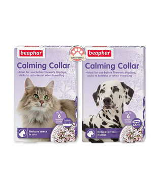 Beaphar Calming Collar for Cats and Dog (Up To 6 Weeks Cover / Reduces Stress)