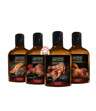 The Gourmet Specialist Premium Flavored Virgin Coconut Oil  VCO Pet Food Topper 300ML