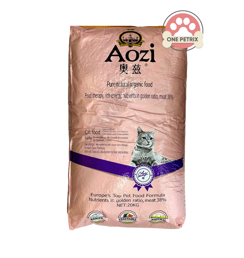 Aozi Organic Cat Food Salmon Fruits and Vegetables One Petrix