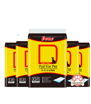 Dono Training Wee Pee Pads Pack (Small, Medium, Large, XLarge)
