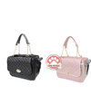 Luxury Leather Foldable Pet Carrier Bag / Pet Bag