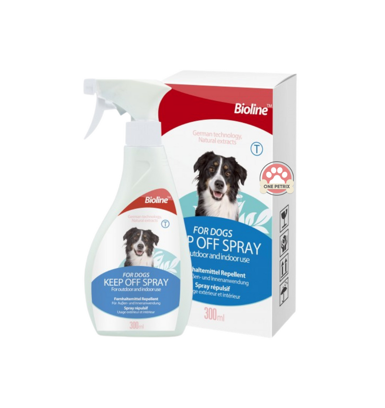 Bioline Keep Off Spray for Dogs (Dog Repellent for Indoor and Outdoor) 300ML