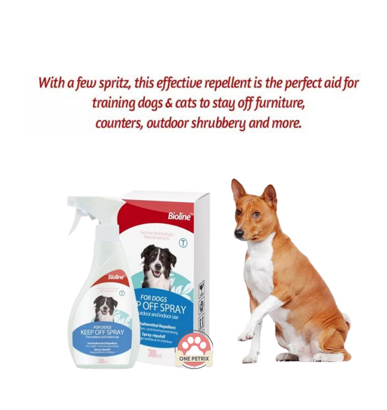 Dog spray to keep off furniture deals