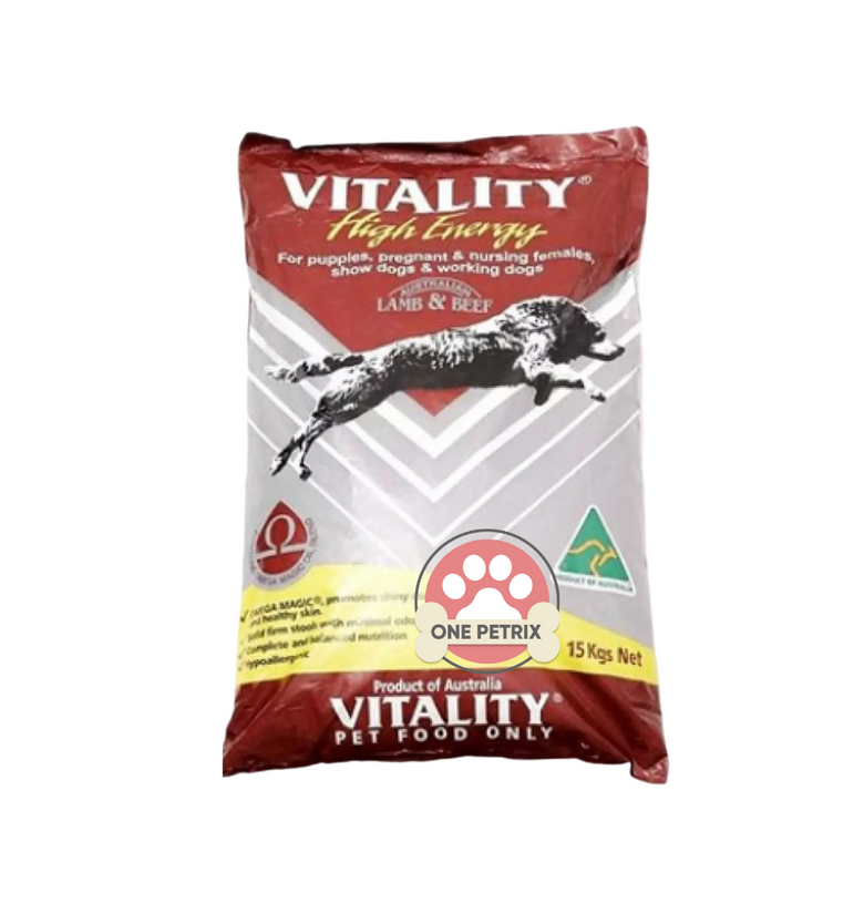 Vitality dog food deals puppy