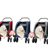 Dodopet Heavy Duty Collapsible Pet Stroller / Dog Stroller - For up to 60KG Pets #JX031