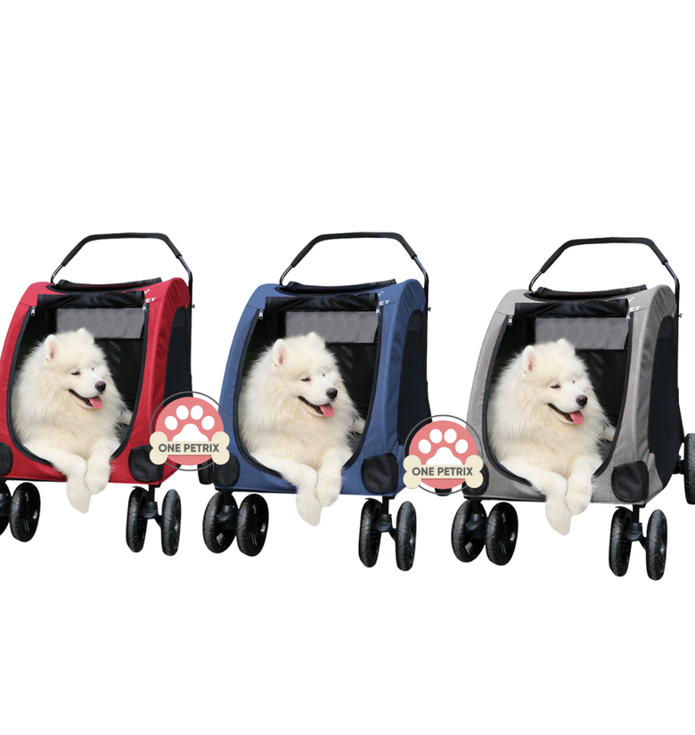 Heavy duty pet 2024 stroller