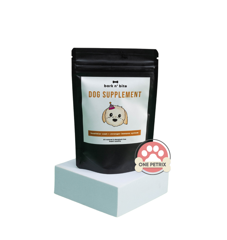 Bark n' Bite Dog Food Supplement (Healthier Coat + Stronger Immune System)