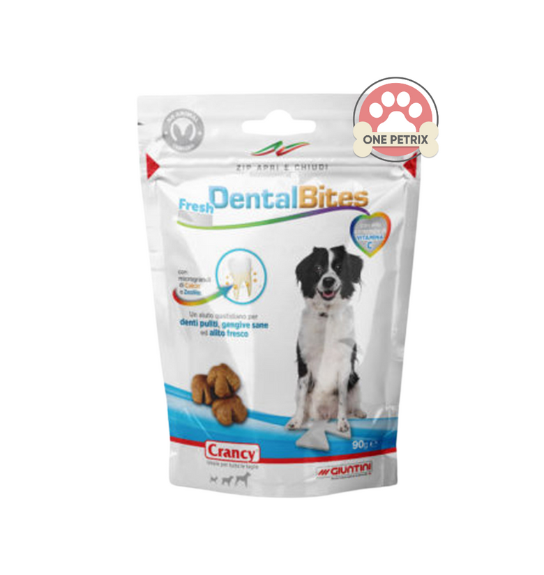 Crancy Fresh Dental Bites Dog Treat / Snack 90G