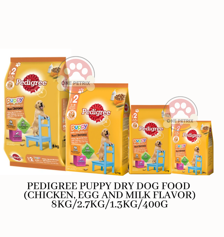 Pedigree Puppy Dry Dog Food (Chicken, Egg and Milk Flavor)