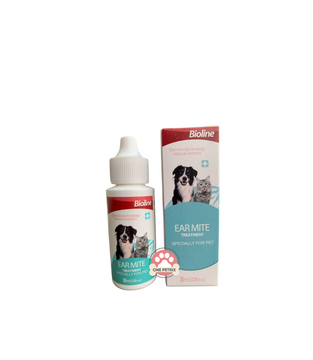 Bioline Earmite Treatment for Dogs and Cats - 30ML