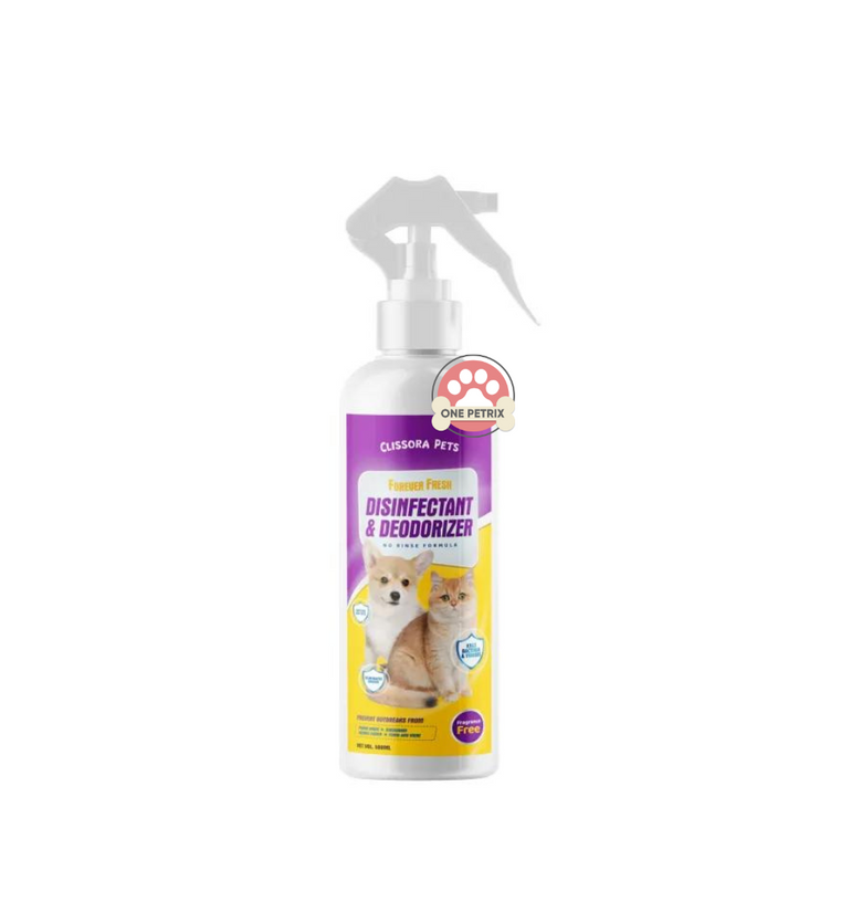 Clissora Pets Forever Fresh Disinfectant and Deodorizer Spray 500ML