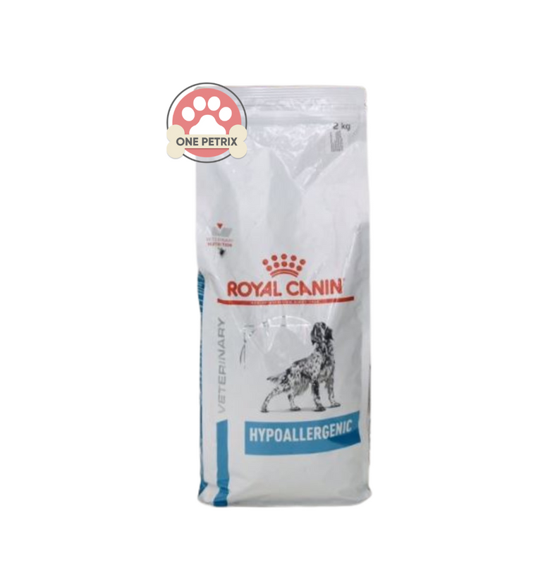 Royal Canin Hypoallergenic Dry Dog Food Veterinary 2KG One Petrix