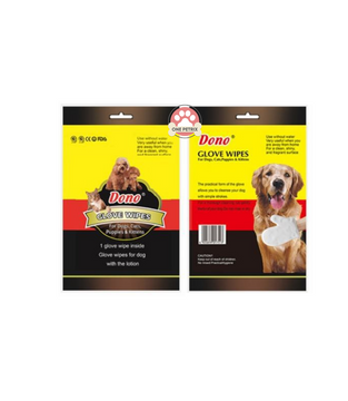 Dono Glove Wet Wipes For Dogs, Cats, Puppies and Kittens