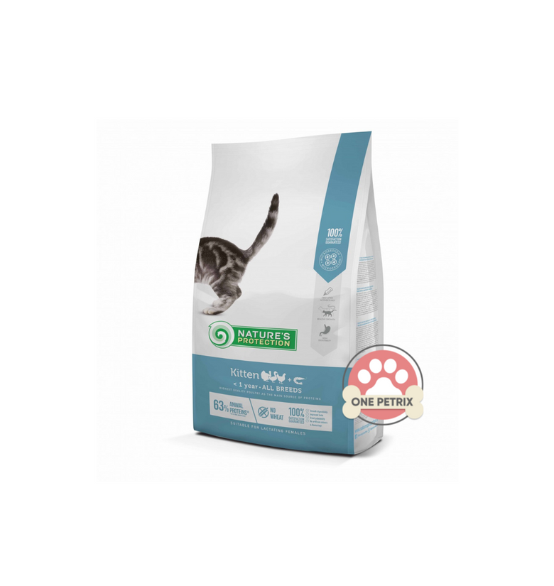 Nature's Protection Kitten Dry Cat Food (Poultry w/ Krill) 2KG