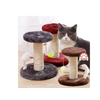 Double Layer Cat Scratching Post (PSDDCRWLR) - (Brown, Burgundy, Gray)
