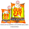 OUR CAT Clumping Cat Litter Unscented