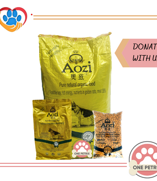 Donate to Stray Love PH - Aozi Organic Adult Dog Food (Beef, Egg and Spinach Flavor)