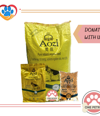 Donate to Stray Love PH - Aozi Organic Adult Dog Food (Beef, Egg and Spinach Flavor)