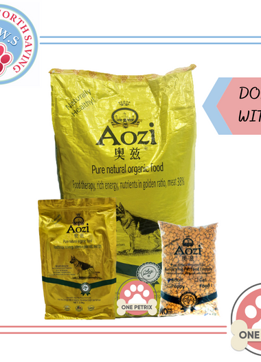 Donate to Strays Worth Saving - Aozi Organic Adult Dog Food (Beef, Egg and Spinach Flavor)