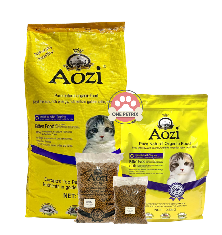 Aozi Organic Kitten Cat Food (Salmon, Fruits and Vegetables)