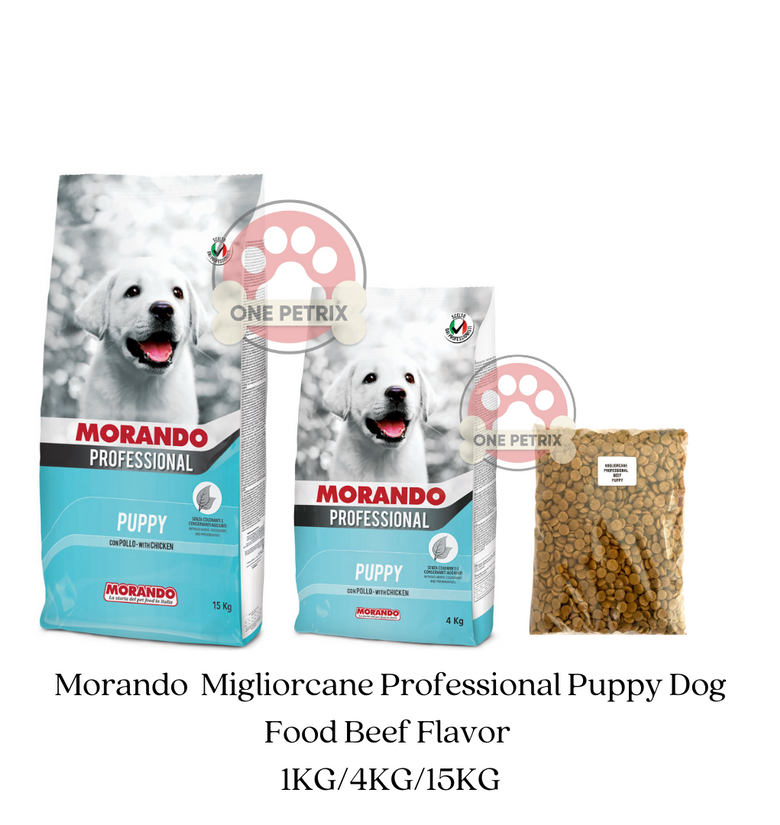 Morando  Migliorcane Professional Puppy Dog Food Beef Flavor