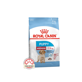 Royal Canin Medium Junior Puppy Dog Food Size Health Nutrition - 4KG