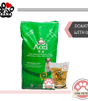 Donate to SANA - Aozi Organic Hypoallergenic Adult Dog Food (Lamb and Apple Flavor)