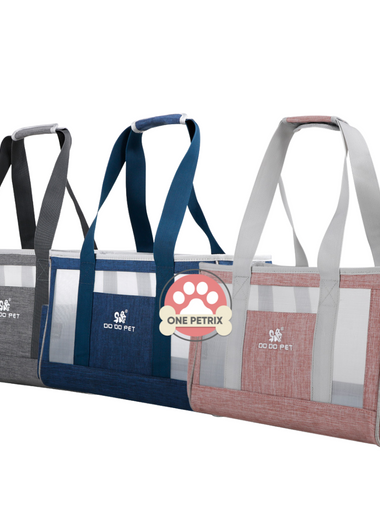 Dodopet Foldable Dog / Cat Pet Carrier Bag / Pet Bag (Blue,Pink)