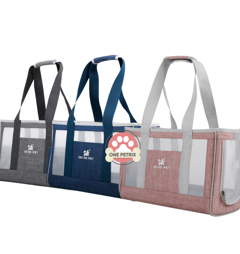 Dodopet Foldable Dog / Cat Pet Carrier Bag / Pet Bag (Blue,Pink)