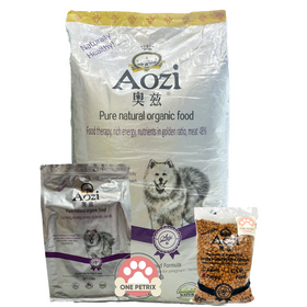 Aozi Organic Puppy Dog Food (Beef, Egg and Spinach Flavor)