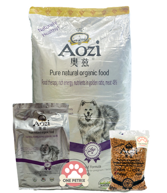 Aozi Organic Puppy Dog Food (Beef, Egg and Spinach Flavor)