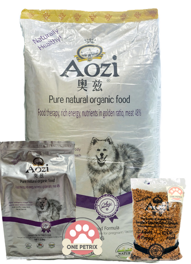 Aozi Organic Puppy Dog Food (Beef, Egg and Spinach Flavor)