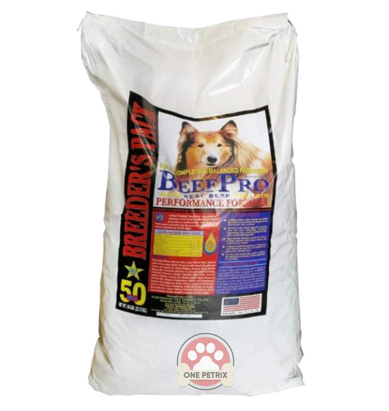 Beef Pro Dry Dog Food Adult and Puppy One Petrix