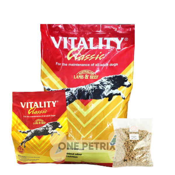 Vitality dog food adult outlet