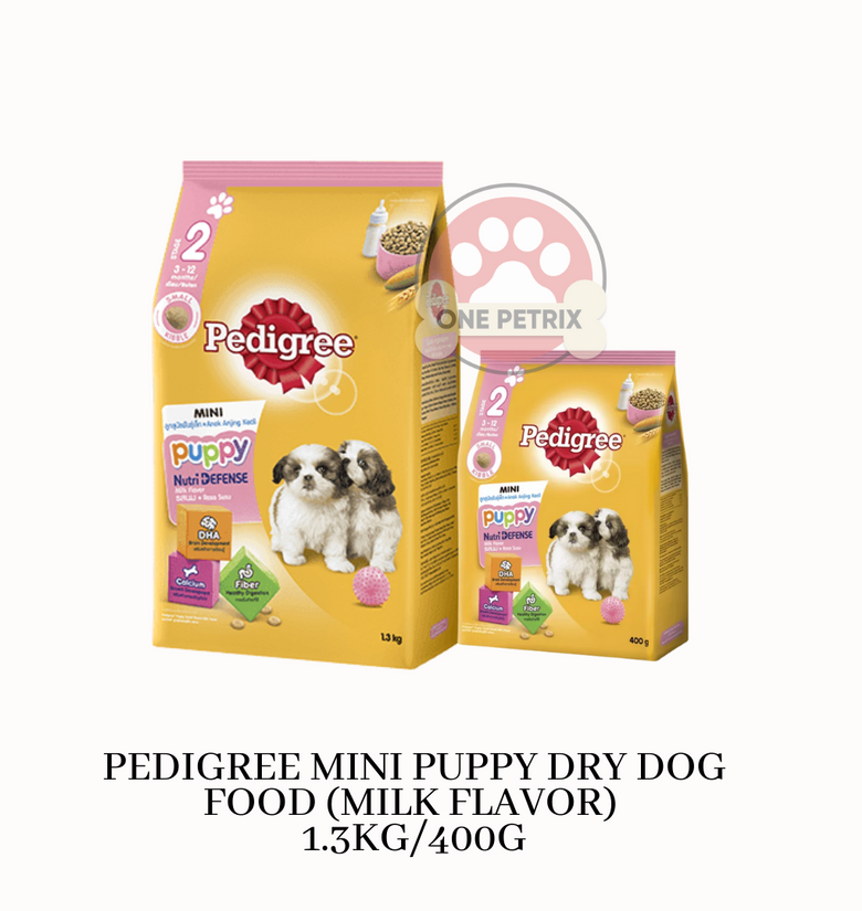 Pedigree Mini Puppy Dry Dog Food (Milk Flavor)